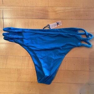 Aviator Nation - Braided side strap bikini bottoms - new - M